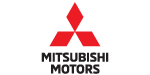 Mitsubishi Motors logo, featuring the iconic three-diamond emblem in red and black, representing automotive branding and print advertising for C17media's clients.