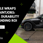 car with the business logo, blog title, and read more option.